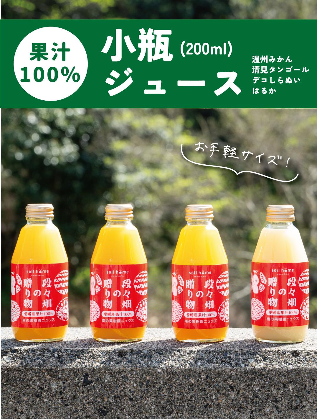 小瓶ジュース